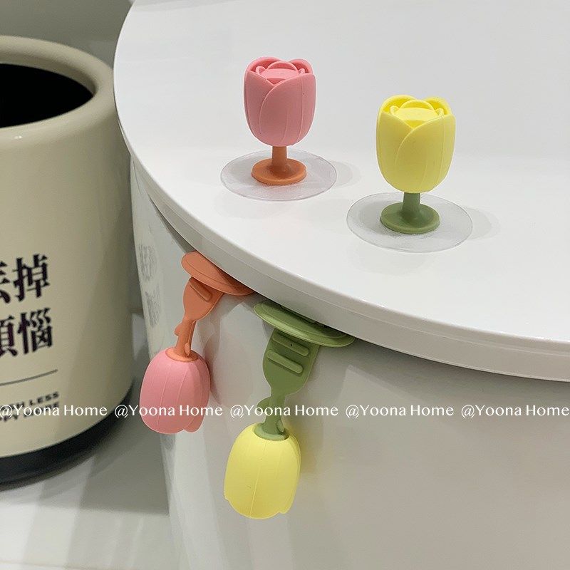 Yoona Home郁金香马桶盖掀开器马桶圈防脏提手厕所马桶揭盖器