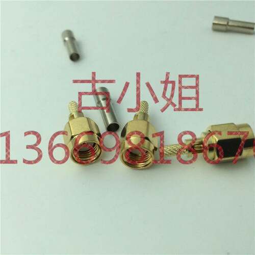 RP-SMA-J-1.5射频RF同轴连接器反接SMA公头反接头内螺内孔50欧姆