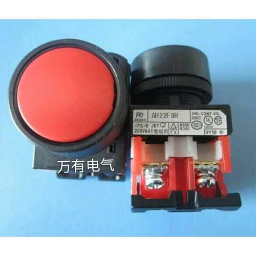 AR22FOR 富士FUJI 平头圆形/按钮开关AR22F0R-10G/R/B/W/S/Y22MM