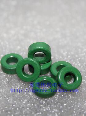 铁氧体磁环T8*4*3mm抗干扰磁芯 线圈 电感 滤波小磁环 喷涂绿色