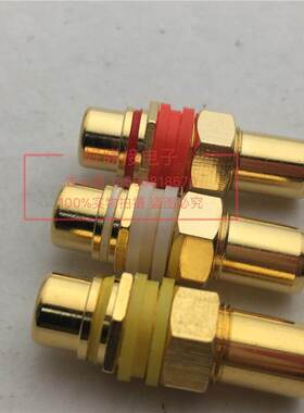 纯铜RCA直通 莲花母头直通 RCA-KK AV线延长驳接头 红色蓝色黄色