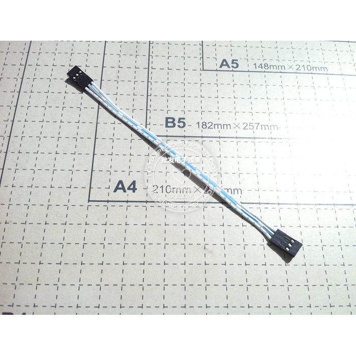 杜邦线3P-3P双头线2.54间距 蓝白排线 线长30CM/厘米线束加工订做