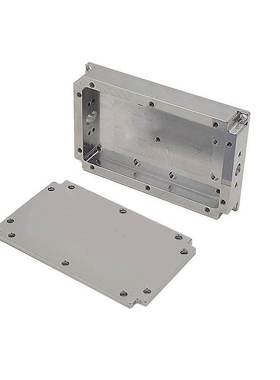 定制外壳铝壳 屏蔽盒 长64宽39高12MM 射频盒子信号散热SMA-KFD46