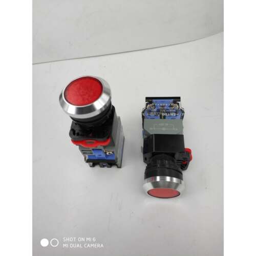 正宗银点新型LA156A2 LA38-11D 220V 带灯按钮开关高质量正品