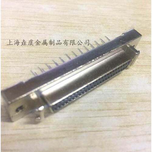 HPDB-50P MDR SCSI 母座 孔式DB型 180度直脚 焊板座正脚 打印机
