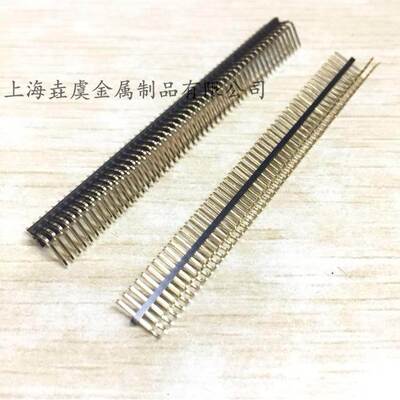 接插件 双排排针 间距1.27mm 2*50P 2X50PIN SMT 双排贴针 镀金