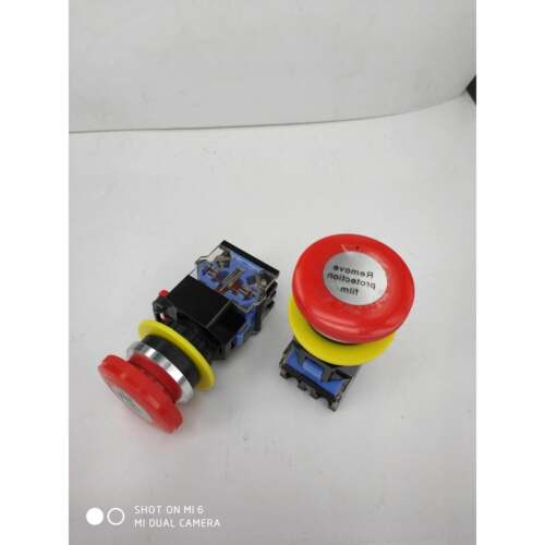 正宗银点新型LA156A2 LA38-11ZS中间金属蘑菇头急停按钮开关22MM