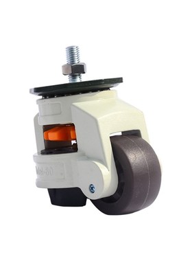 水平调节轮带板型脚轮C-FMS C-FMJ40/60/80/10N0/120/150-N福马轮