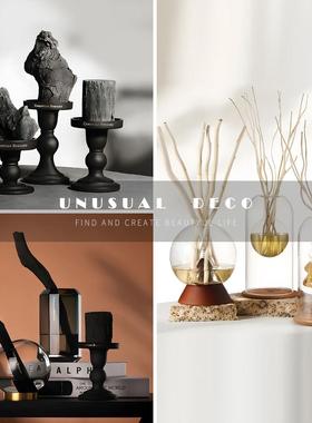 UNUSUAL 银炭无火香薰檀香家用室内持久样板间摆件失重沙漏扩香瓶