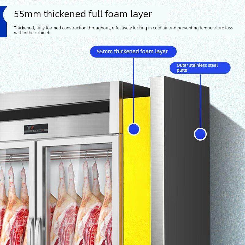 德派龙挂肉柜商用牛羊肉猪肉冷藏展示柜保鲜柜立式排酸柜冷冻冰柜,厨房电器,展示柜,淘宝优惠券,粉丝福利购,淘宝优惠卷