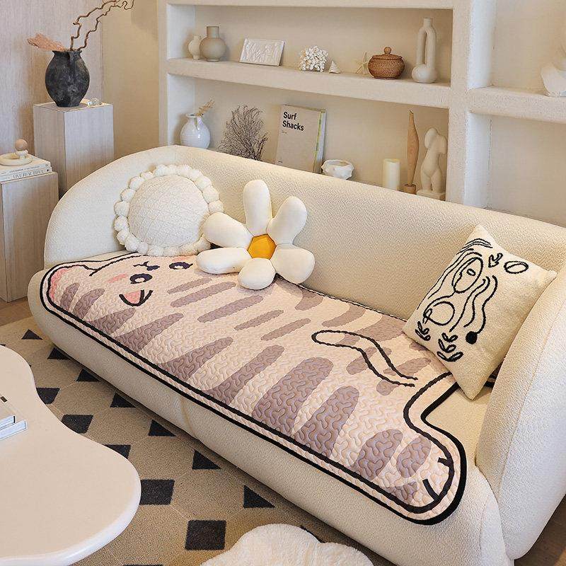 枕西湖卡通异形沙发垫亲肤防滑沙发巾套罩可爱全包水洗定做盖布罩,居家布艺,沙发垫,淘宝优惠券,粉丝福利购,淘宝优惠卷