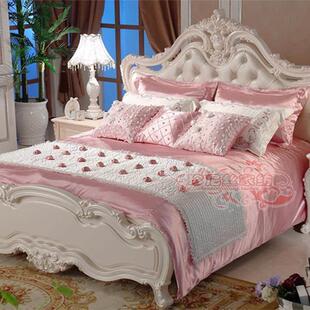 欧式床上用品法式十件套公主房样板间定制女孩样板房床品多件套装