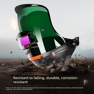 暗焊面罩太阳能自动暗焊头安装氩弧焊二次焊暗焊头盔保护