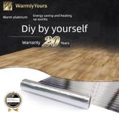暖铂自安装 模组加热电缆 铺装 式 电地暖家用电热膜免干式