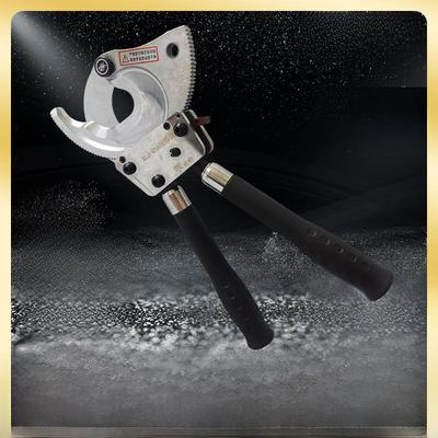 德克DUCK机械式手动电缆剪刀棘轮剪电缆剪剪线钳电工剪铜铝钢绞线