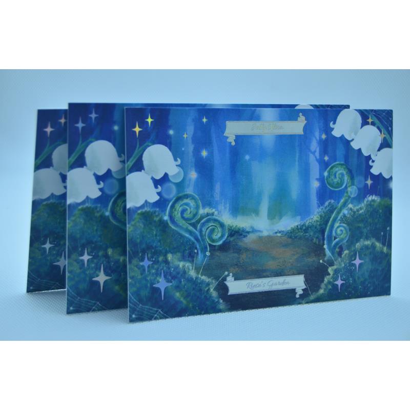 订做高档创意明信片优惠券请柬生日贺卡私人定制烫金凹凸工艺卡片