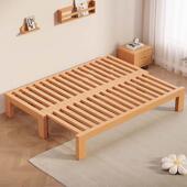 榉木实木沙发床折叠两用伸缩床小户型榻榻米地台床卧室简易抽拉床