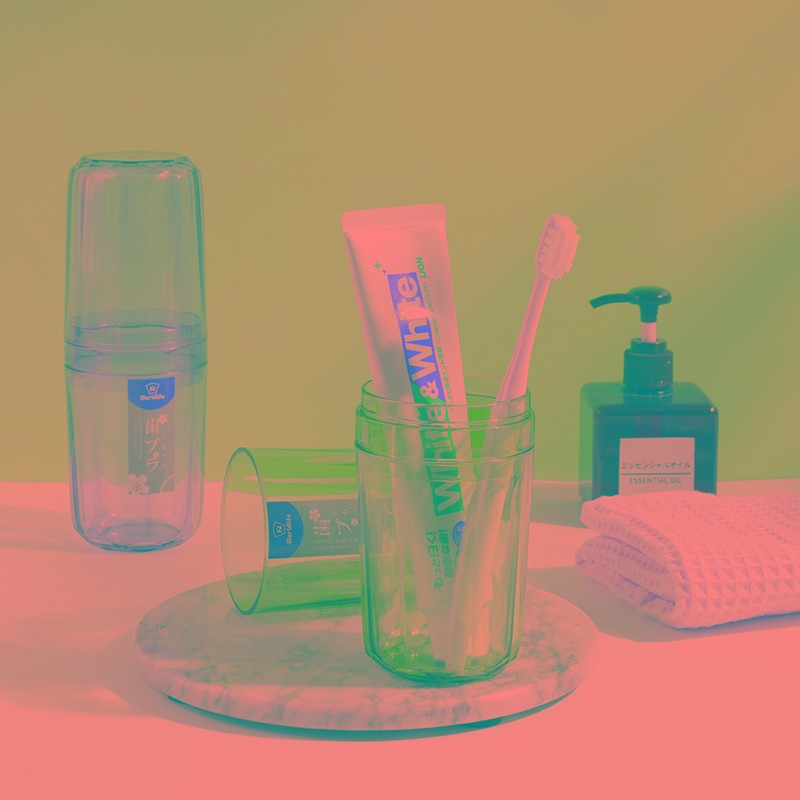 旅行牙刷杯收纳盒家用便携式洗漱杯牙刷杯子出差旅游漱口杯