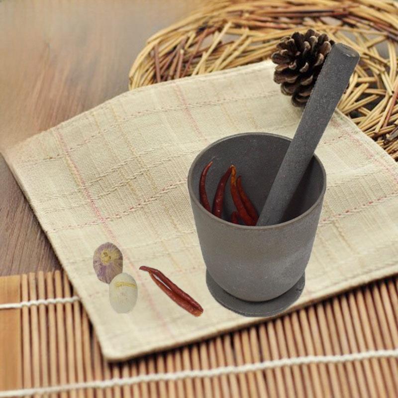 铸铁大蒜研钵大蒜研钵老式大蒜研钵家用手工研钵罐研钵研磨蒜压机