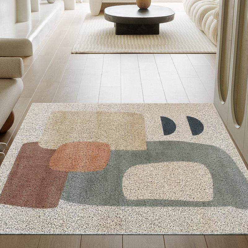 丝圈防滑蹭脚门垫日式入户门地垫家用地毯侘寂风门厅玄关进门定做,居家布艺,入户地垫,淘宝优惠券,粉丝福利购,淘宝优惠卷