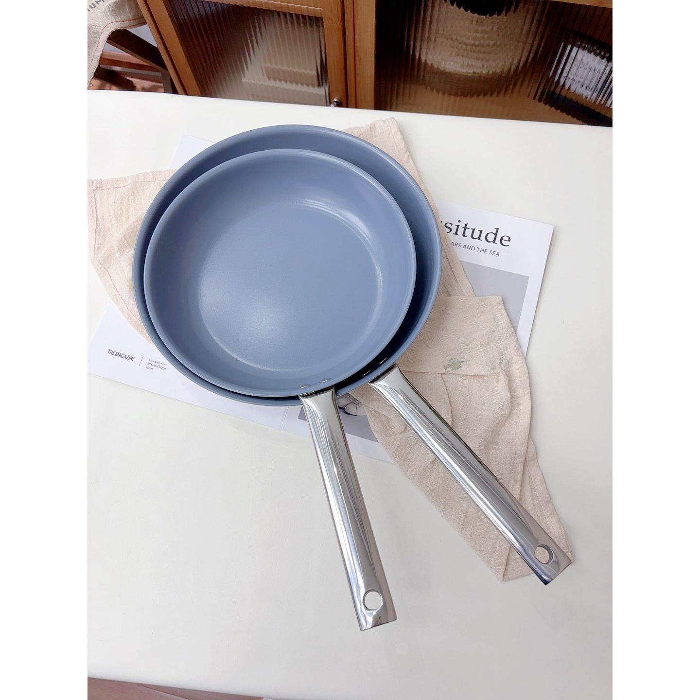 卓鼎18/10不锈钢陶瓷釉平底不粘锅煎煎饼煎蛋煎牛排煎锅,厨房/烹饪用具,煎锅/平底锅,淘宝优惠券,粉丝福利购,淘宝优惠卷