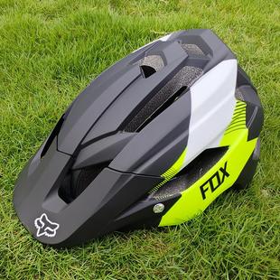 FOX新款 备登山自行车半盔速降越野盔安全帽青少年男 安全帽骑行装