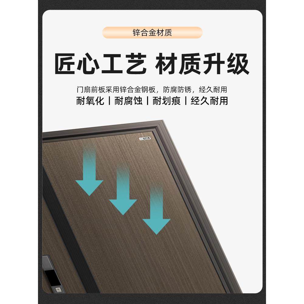 星月神新款防盗门家用入户门安全子母门别墅大门进户门P定制单门