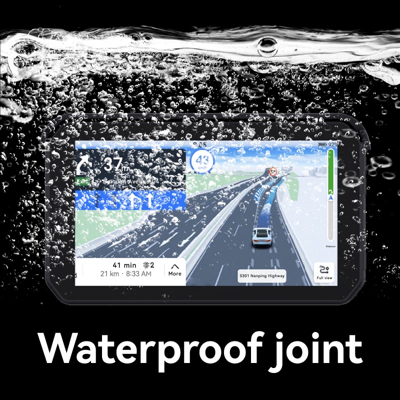 电动车摩托车导航仪Carplay行车记录仪胎压显示无线Android auto