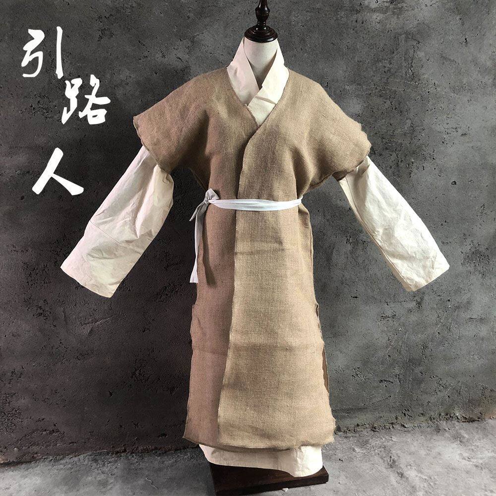 男女麻衣披麻戴孝大褂孝服孝子衣出殡衣服儿子女儿丧服白事用品