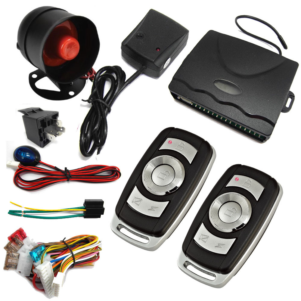 one way car alarm system汽車防盜器報警器電商出口英文棕熊8176