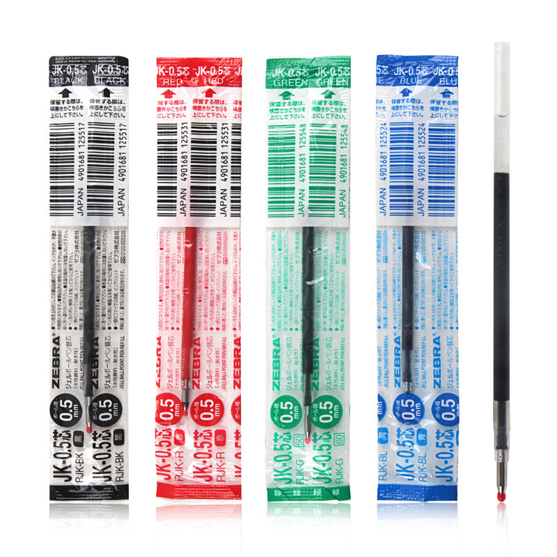 日本ZEBRA斑马|JK-05 0.5水笔芯|适用于斑马J3J2 J4J1 SJ2 SJ3笔