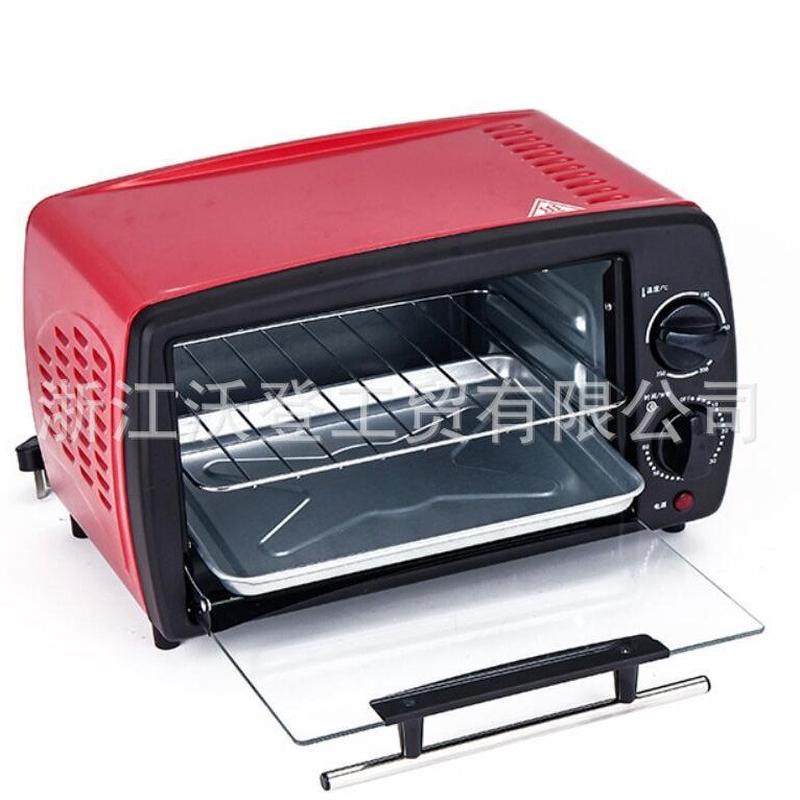 出口跨境多功能迷你电烤箱12升烤面包机家用烤箱电烤炉烘培