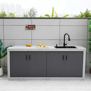 户外水池庭院台盆室外石材洗手台定制大理石一体洗衣盆花园洗手池