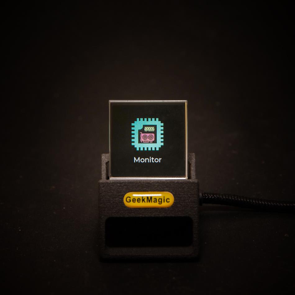 稚晖君HoloCubic透明小电视时钟桌面摆件男女朋友潮玩礼物棱镜