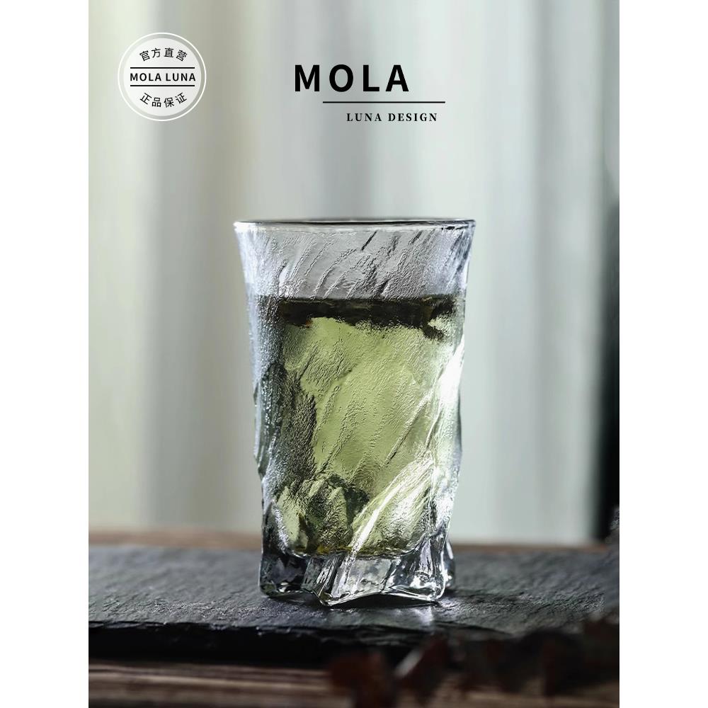 MOLA.Raisen.杯具冰川纹玻璃杯日式家用威士忌酒杯洋酒杯 | 瑞森