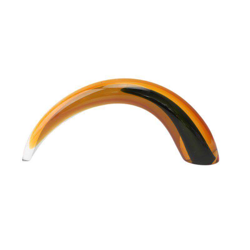 现代简约琉璃橙色渐变牛角流线摆件样板间售楼部家居客厅桌面饰品,家居饰品,装饰摆件,淘宝优惠券,粉丝福利购,淘宝优惠卷