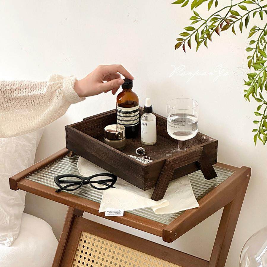 中式实木收纳盘家用长方形茶台茶具置物盘桌面杂物化妆品收纳托盘,收纳整理,收纳盘,淘宝优惠券,粉丝福利购,淘宝优惠卷