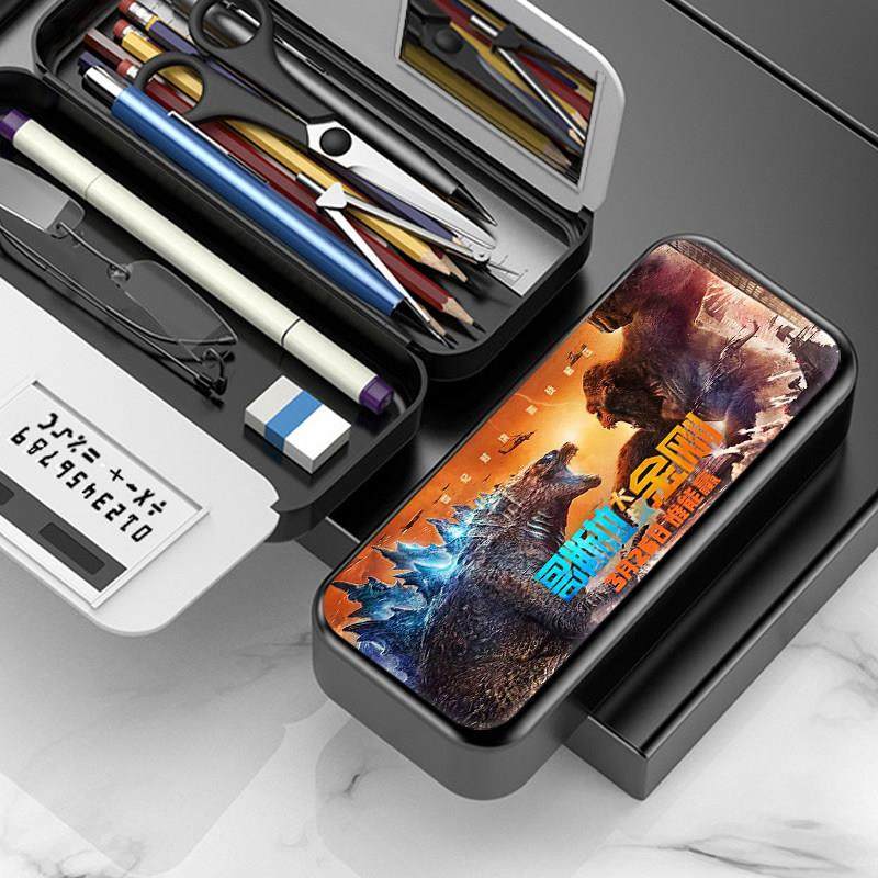 哥斯拉大战金刚周边文具盒男孩小学生多功能笔袋大容量儿童铅笔盒,文具电教/文化用品/商务用品,文具盒,淘宝优惠券,粉丝福利购,淘宝优惠卷