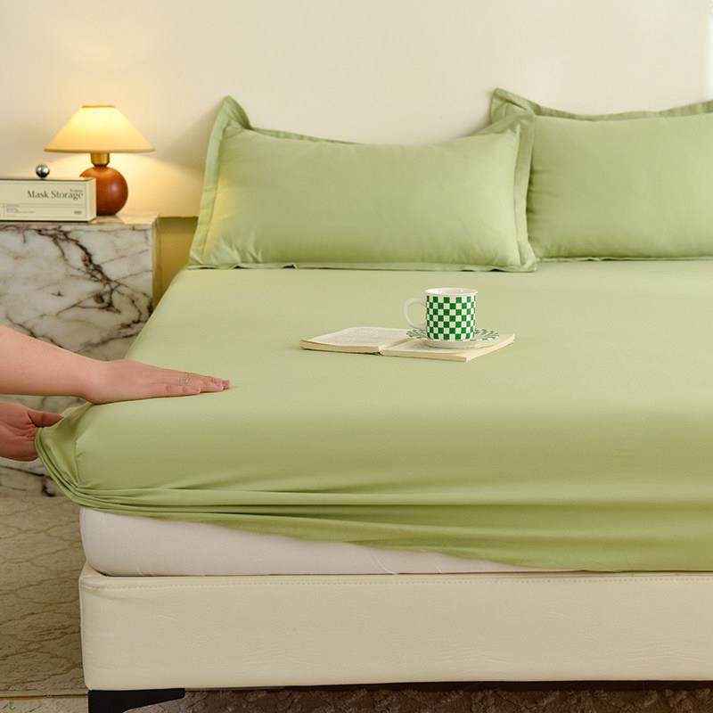 定做订制全棉纯色床笠床罩榻榻米床套床包1.2x1.35x1.5x1.8x1.9x2