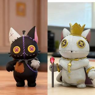 限量蛋仔派对艾比国王猫偷偷猫周边公仔玩偶手办全新艾比新年礼物
