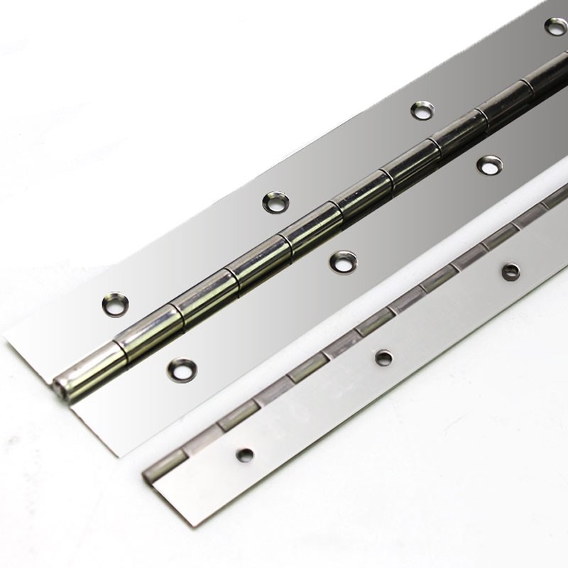 304不锈钢电表箱隐形长条合页长排钢琴柜门隐形门铰链加厚1.8