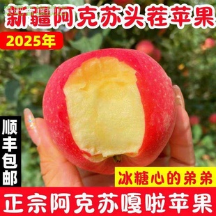 新疆阿克苏嘎啦小苹果水果新鲜 当季 整箱苹果冰糖心现摘现发