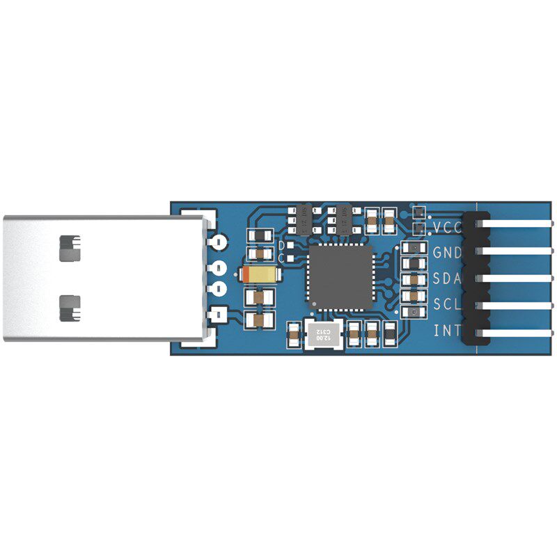 USB转I2C模块I2C调试器中断触发实时曲线IIC寄存器读写器批量读写图片