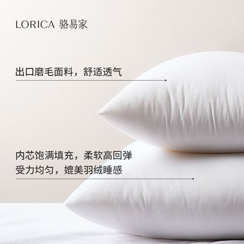 骆易家【买枕芯送枕套】抱枕芯内胆芯45x45cm沙发靠垫羽丝绒靠枕