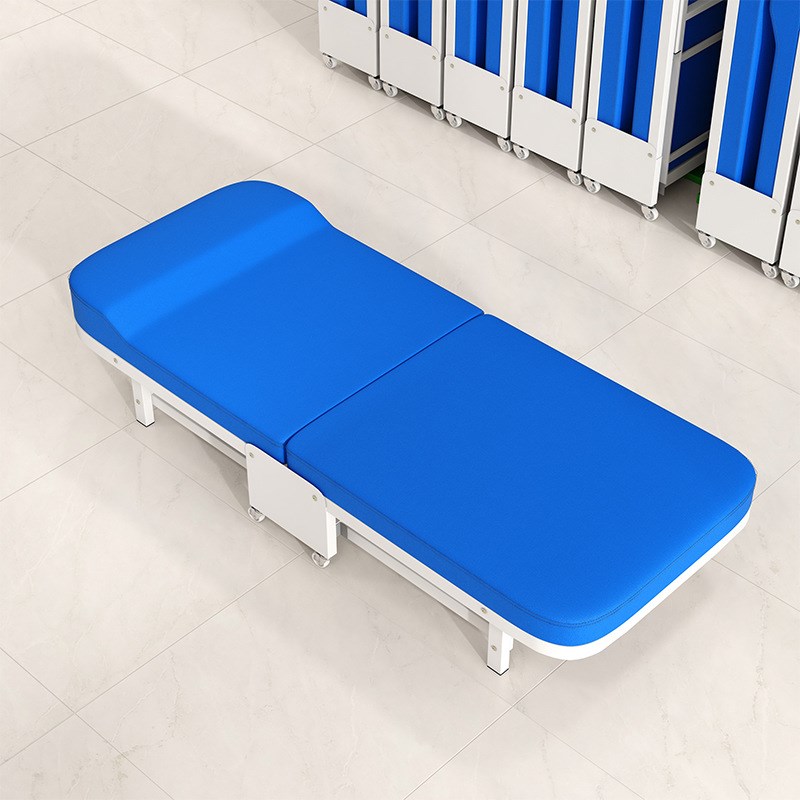 医护单人折叠床家用单人PU加厚办公室午休折叠床便携医院陪护床