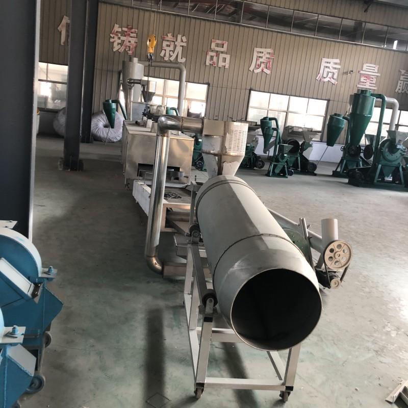 免蒸自熟鱼饲料生产线 宠物粮混合喷油包装机 狗粮猫粮全套设备