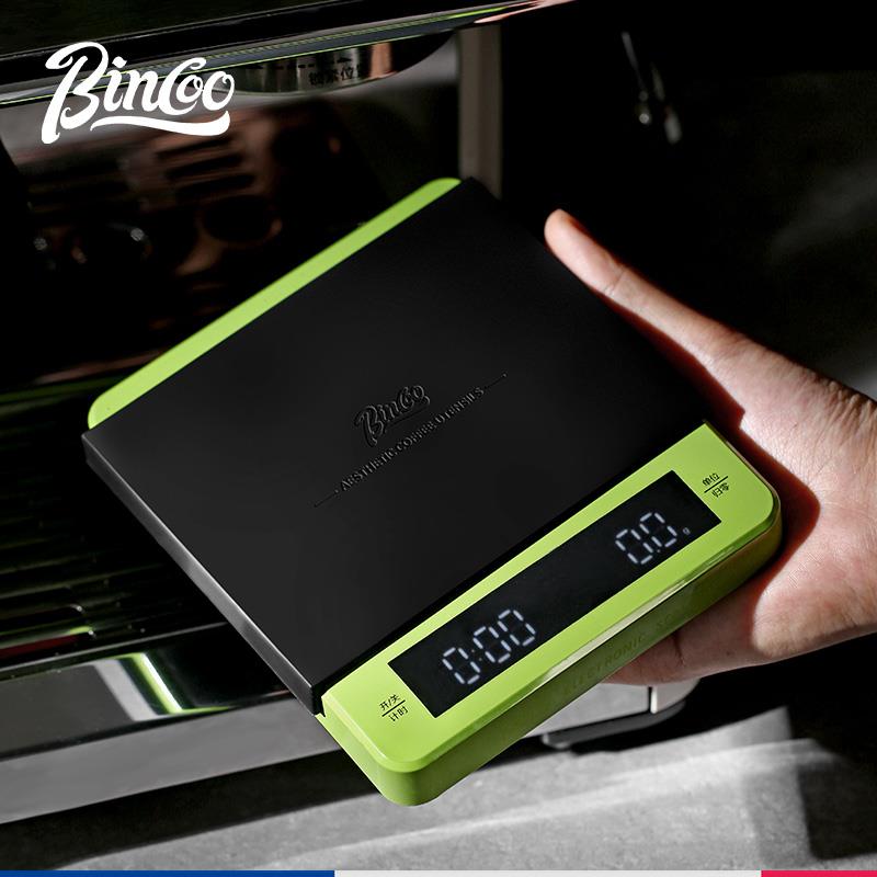 Bincoo咖啡电子秤意式手冲家用小型精准咖啡豆称重器智能计时克称