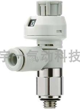 SMC原装AS1201FS1-M5E-04系列 带刻度速度控制阀 弯头型/万向型