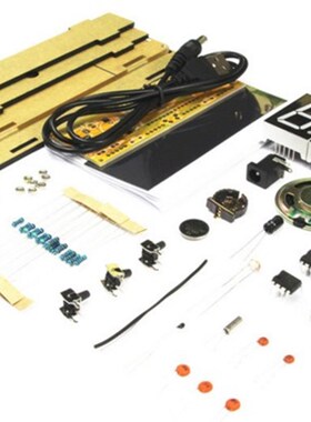 语音版数字电子时钟制作散件 51单片机LED时钟DIY电子套件YD-030