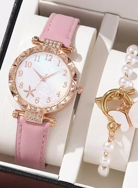 情人节礼物送女友甜美ins珍珠手串礼盒装生日礼物送女生显白手链